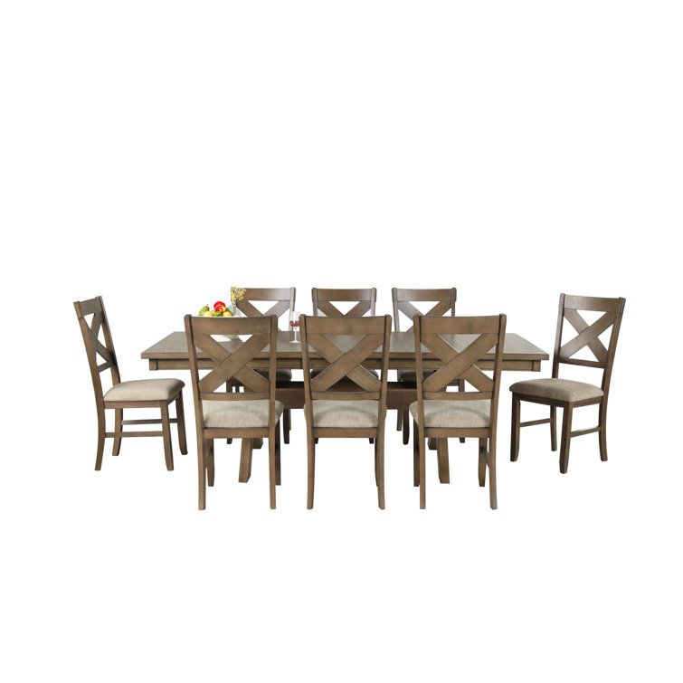 Poe extendable dining set top gracie oaks pieces included